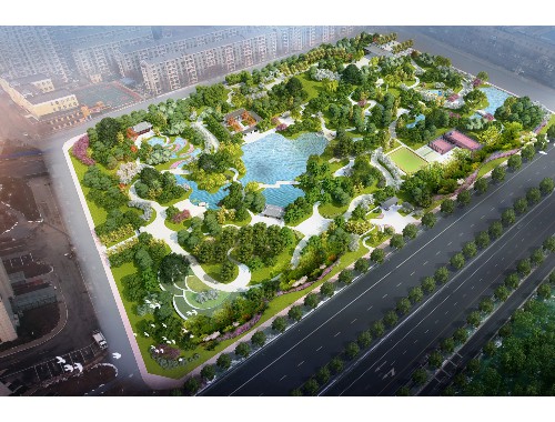 天津小站葛万公路绿化工程